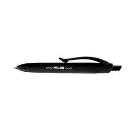 Esferográfica Preto 1mm Milan Mini P1 Touch x 40un