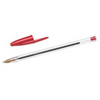 Esferográfica Vermelho 1mm Ball Point BIC Cristal 50un