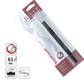 Esferográfica Preto 0,5mm Gel EK Belle Blister