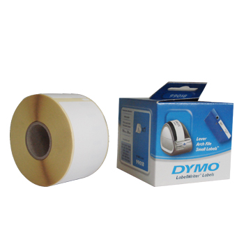 Etiquetas Brancas p/ Pastas Arq. Dymo 190mmx38mm 1Rolo