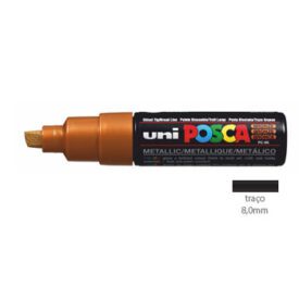 Marcador Uniball Posca PC-8K 8,0mm Bronze (42)