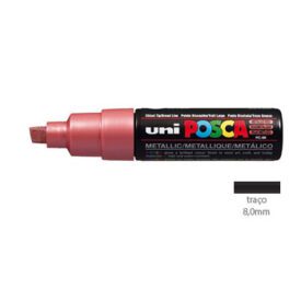 Marcador Uniball Posca PC-8K 8,0mm Vermelho Metálico