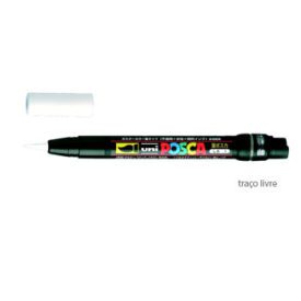Marcador Uniball Posca PCF-350 1-10mm Branco (1)