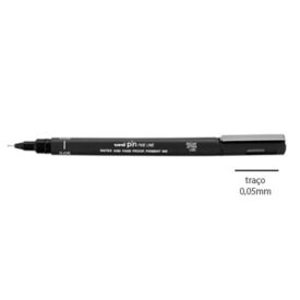 Marcador Fino Preto 0,05mm Uniball Calibrado PIN x 12un