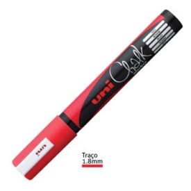 Marcador Giz Vermelho 1,8-2,5mm UNI PWE-5M x 2un