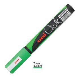 Marcador Giz Verde Fluorescente 1,8-2,5mm UNI PWE-5M x 2un