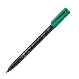 Marcador Permanente Fino Verde 0,6mm Lumocolor 318F x 10un