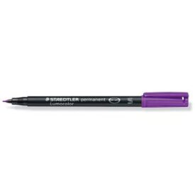 Marcador Permanente Fino Violeta 0,4mm Lumocolor 313-6 x 2un
