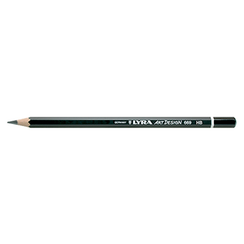 Lapis Grafite HB Lyra Rembrandt Art Design x 12un