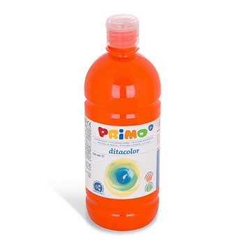 Guache Pintura Dedos Laranja Primo 750ml
