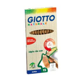 Lápis Cor 18cm Giotto Natural Cx 12un