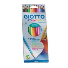 Lápis Cor Aguarelável Giotto Stilnovo Cx Cartão 12un