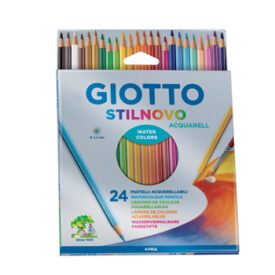 Lápis Cor Aguarelável Giotto Stilnovo Cx Cartão 24un