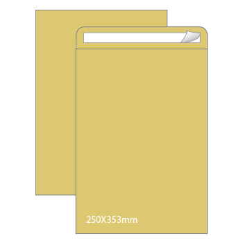 Envelopes Saco 250x353mm B4 Kraft 090g Autodex 250un