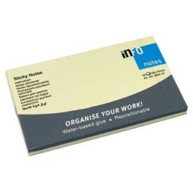 Bloco Notas Aderentes 75x125mm Amarelo 100 Folhas x 12un