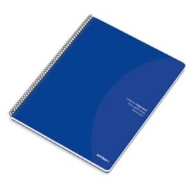 Caderno Espiral A4 Quadriculado Ambar Azul x 2un