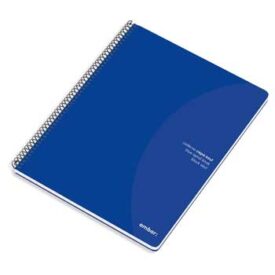 Caderno Espiral A4 Liso Ambar Azul x 2un