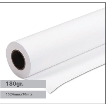 Papel 1524mmx030m 180g Premium Coated SIHL 1 Rolo
