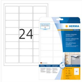 Etiquetas 63,5x33,9mm à Prova de Água Branco 10Fls=240un