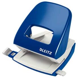 Furador 25 Folhas Leitz 5008 2.5mm c/Regua Azul