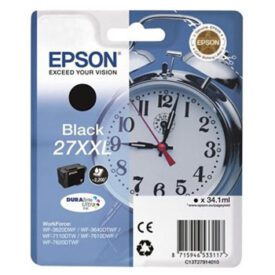 Tinteiro Epson 27XXL Preto C13T27914010 34,1ml 2200 Pág.