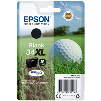 Tinteiro Epson 34XL Preto C13T34714010 16,3ml 1100 Pág.
