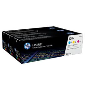 Pack Toners HP 128A 3 Cores CF371AM 1300 Pág.