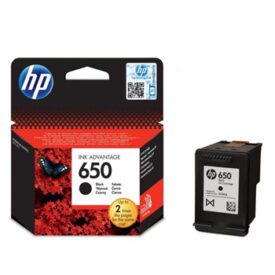 Tinteiro HP 650 Preto CZ101A 6,5ml 360 Pág.