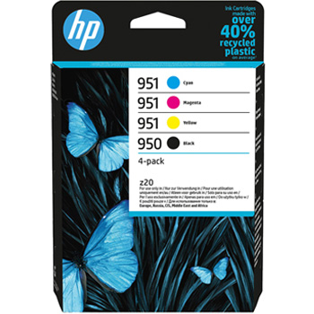 Pack Tinteiros HP 950/951 4 Cores 6ZC65A 24ml/8ml