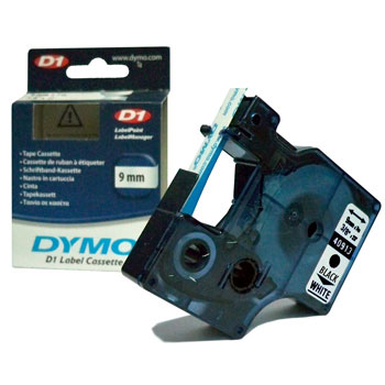 Fita Gravacao Dymo 09mmx7m Preto/Branco (40913)