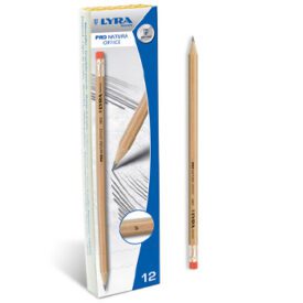 Lapis Carvao Nº1-B Lyra Pro Natura Office Cx 12un