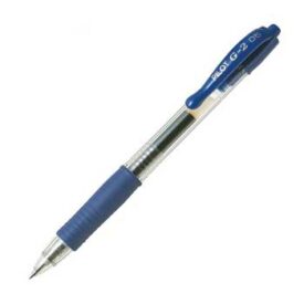 Esferográfica Azul 0,5mm Gel Retrátil Pilot G-2 x 2un