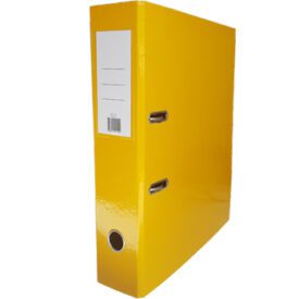 Pasta Arquivo L80 c/Rado 320x290 Liso Amarelo x 10un
