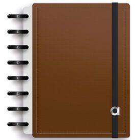 Caderno Inteligente A5 PU Ambar EcoSmart Castanho