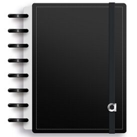 Caderno Inteligente A5 PU Ambar EcoSmart Preto