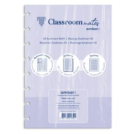 Recarga Caderno Inteligente Ambar EcoSmart A5 Quadri 50Fls