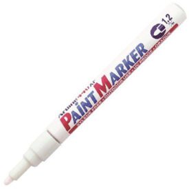 Marcador Permanente Médio Branco 1,2mm Artline EK440