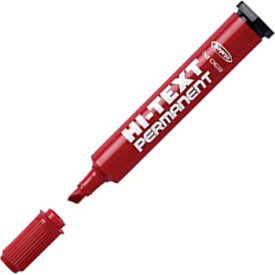 Marcador Grosso Vermelho 4,5mm Hi-Text Marker 830PC x 2un