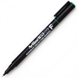 Marcador Permanente Fino Verde 0,5mm Artline 853 12un