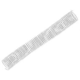 Argolas Espiral Metálicas Passo 5:1 42mm Prata 25un