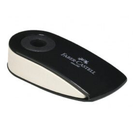 Borracha Branca Faber Castell Mini Sleeve Capa Preto