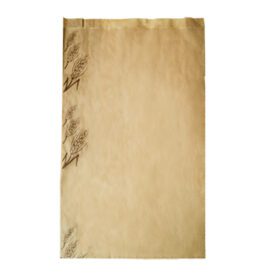Saco Papel Pão 20x5x32cm Castanho Com Espiga 1000un