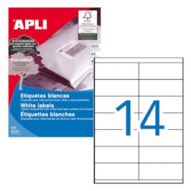 Etiquetas 105x40 Apli 500 Folhas A4 7000un