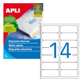 Etiquetas 99,1x38,1 100 Folhas 1400un.