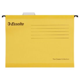 Capa Suspender Din A4 345mm  Amarelo 25un
