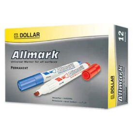 Marcador Permanente Grosso Verde 2mm Allmark UMS2 12un