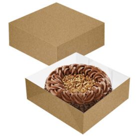 Caixa Cartolina Kraft 24x24cm 50un