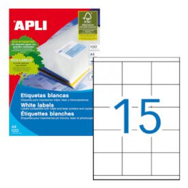 Etiquetas 70x50.8mm Apli 100Fls 1500un