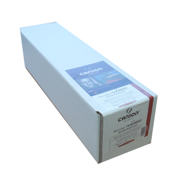 Papel 1118mmx012,20m 395g Canson Canvas WR Matte 1 Rolo