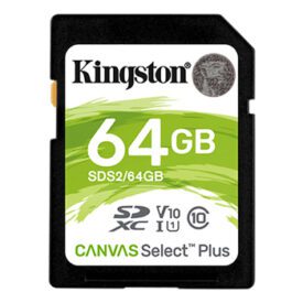 Cartão Memória 64GB SDHC KINGSTON Canvas Select Plus